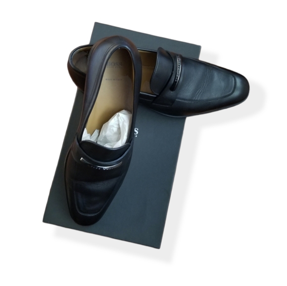 SOLD - Hugo Boss Portland Solid Bit Loafer Size 8.5 - Picture 3 of 8